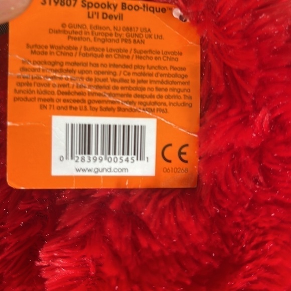 GUND baby Costume Halloween warm jacket coat 3-12 month  Removable Bat in Pocket - Picture 5 of 5